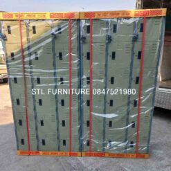 จัดส่ง ตู้ล็อคเกอร์ เหล็ก 18 ช่อง 2 ใบ