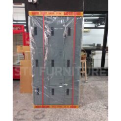 ตัวอย่างตู้ล็อคเกอร์เหล็ก 9 ช่อง