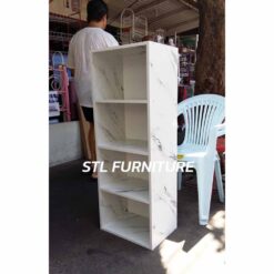 ชั้นวางของ 4 ชั้น ลายหินอ่อน