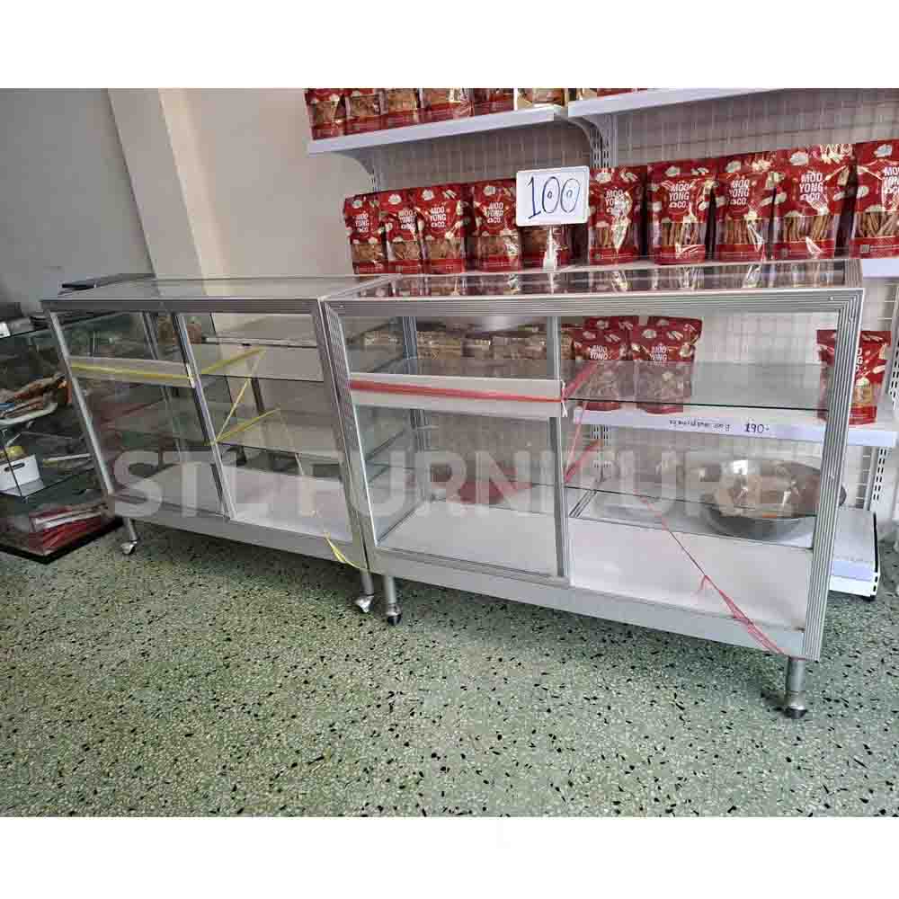 ตู้โชว์ กระจก 4 ฟุต ล้อเลื่อน - Image 2