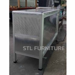 ด้านหลัง ตู้เคาน์เตอร์ครัว โครงอลูมิเนียม 120 cm