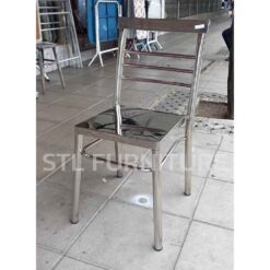 เก้าอี้สแตนเลส 201 ด้านข้าง