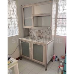 Alternative view of ตู้ครัว-ตู้ซิงค์ ท็อปหิน 109 cm วางไมโครเวฟ รุ่น EXTRA