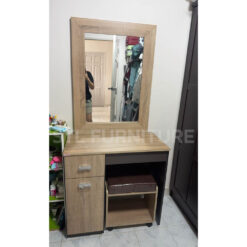 Alternative view of โต๊ะเครื่องแป้ง ตู้เก็บของข้าง 80 cm