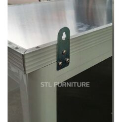 ตะขอยึด ตู้ลอยโครงอลูมิเนียม สีขาว รุ่น jessie