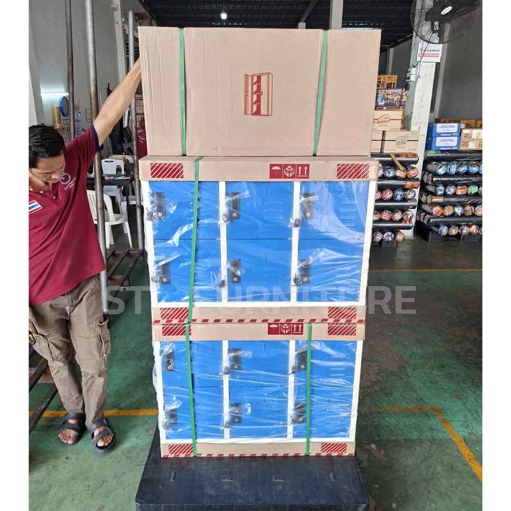 ตู้ล็อคเกอร์เหล็ก 6 ช่อง มินิ - Image 2