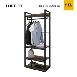 ตู้เสื้อผ้าโครงเหล็ก Loft-13