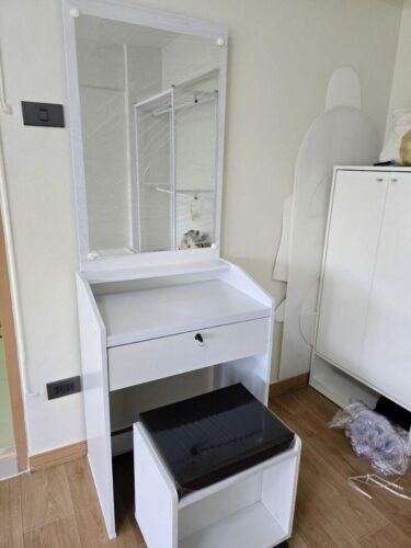 รีวิวจากลูกค้าโต๊ะแป้งสีขาว สวยใช่มาก