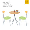 ชุดโต๊ะกินข้าว HANA