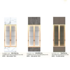 ตู้โชว์อเนกประสงค์ 80 cm สูง 230 cm1