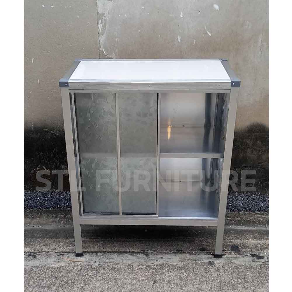 ตู้เคาน์เตอร์ครัว 80 cm สูง บานเลื่อน ด้านหน้า