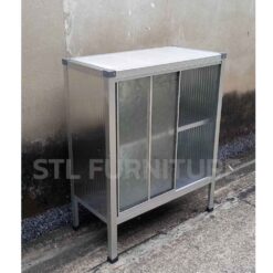 ตู้เคาน์เตอร์ครัว 80 cm สูง บานเลื่อน ด้านข้าง