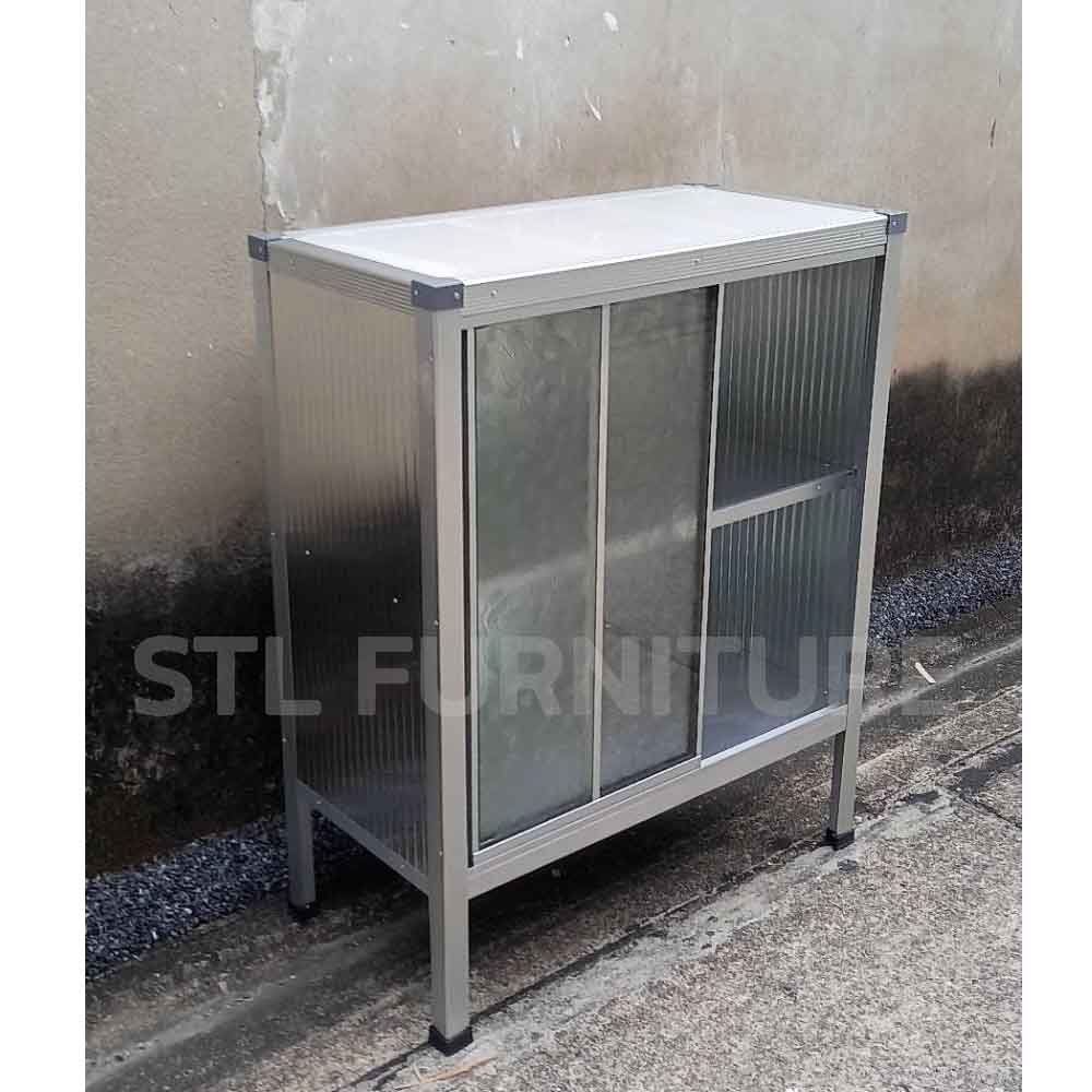 ตู้เคาน์เตอร์ครัว 80 cm สูง บานเลื่อน ด้านข้าง