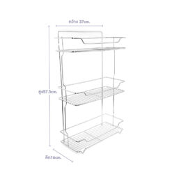 ชั้นสแตนเลสติดผนัง ในห้องน้ำ1