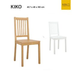 เก้าอี้กินข้าวไม้ยางพารา kiko