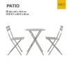 ชุดโต๊ะสนาม patio