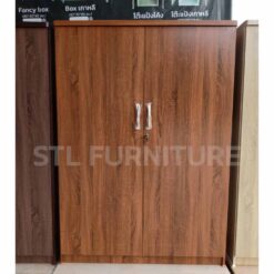 ตู้เสื้อผ้า 120 x 170 cm สีสัก