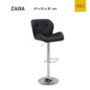 เก้าอี้บาร์ ZARA สีดำ