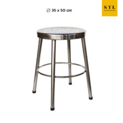 เก้าอี้สแตนเลส 35 cm 1 ห่วง