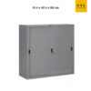 ตู้เอกสารบานเลื่อน เตี้ย 3 ฟุต ทึบ