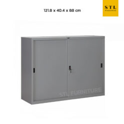 ตู้เอกสารบานเลื่อน เตี้ย 4 ฟุต ทึบ