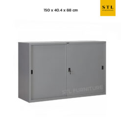 ตู้เอกสารบานเลื่อน เตี้ย 5 ฟุต ทึบ