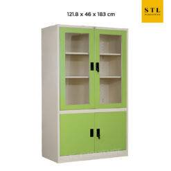 ตู้เอกสารเหล็กบานเปิด 4 ฟุต บนสูง ล่างเตี้ย