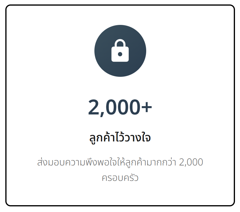 ลูกค้าไว้วางใจ