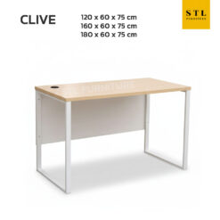 โต๊ะทำงานขาเหล็ก รุ่น Clive