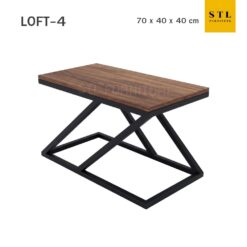 โต๊ะกลางโซฟาโครงเหล็ก Loft-4
