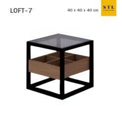 โต๊ะกลางโซฟาโครงเหล็ก Loft-7