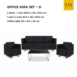 ชุดโซฟาออฟฟิศรับแขก Set D