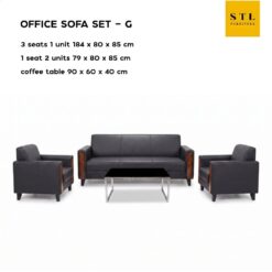 ชุดโซฟาออฟฟิศรับแขก Set G